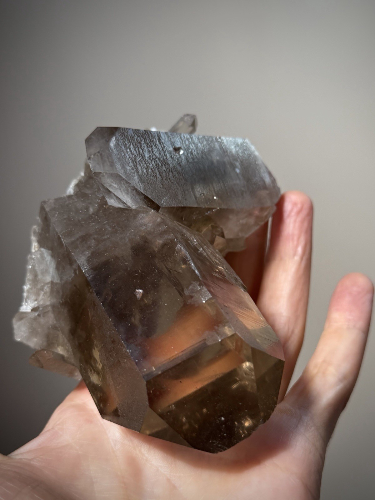 Diamantina Quartz Crystal Starbrary Quartz Natural Smoky Quartz Brazil Crystal