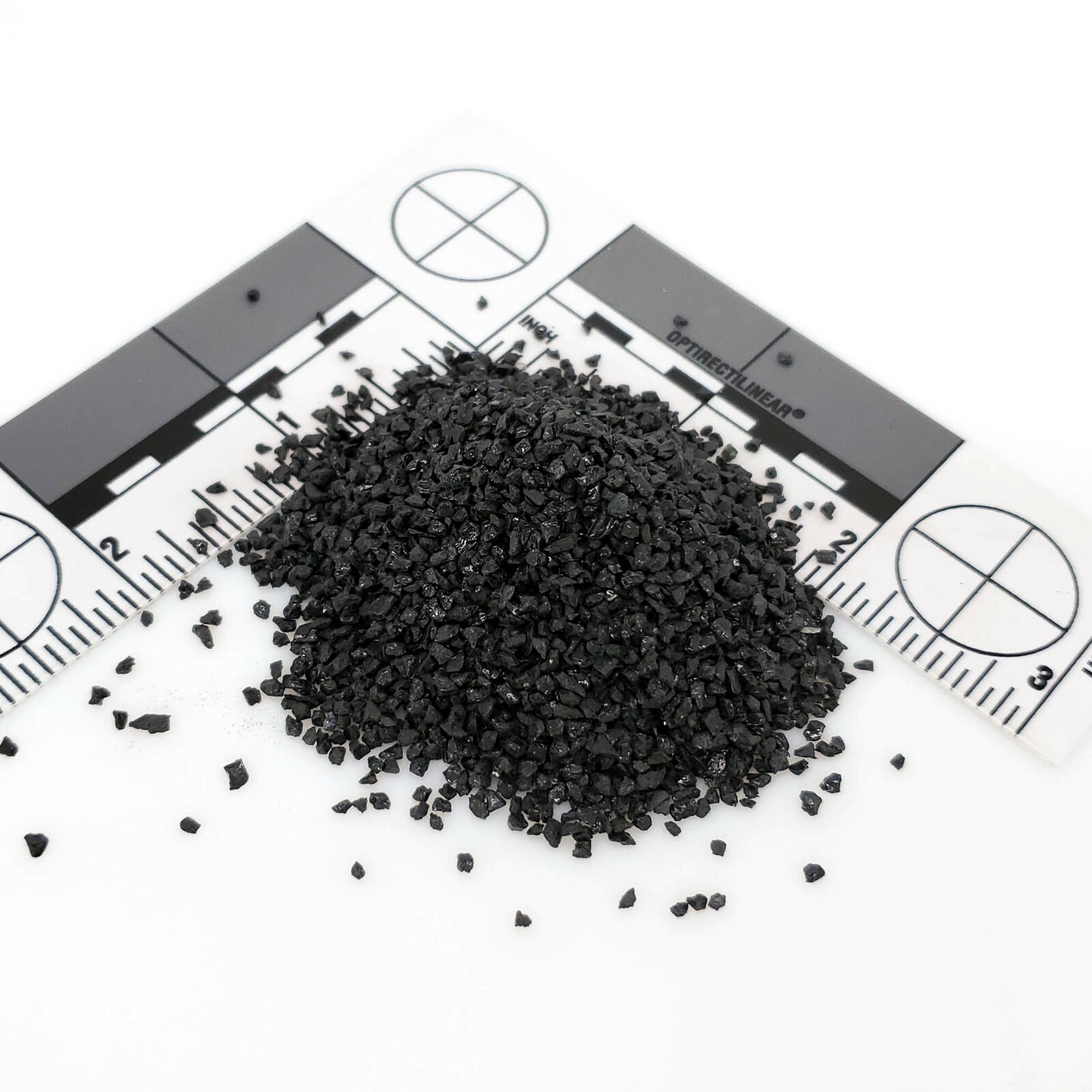 Black Tourmaline Natural Stone – Crushed Inlay (fine, medium, or coarse)