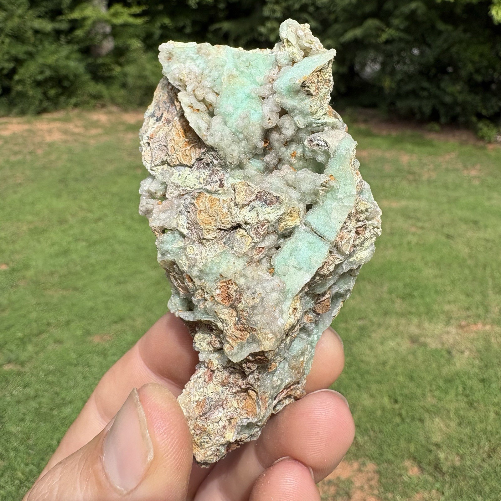 Lot Of 8 Natural Garnierite Mineral Nickel Ore Specimen