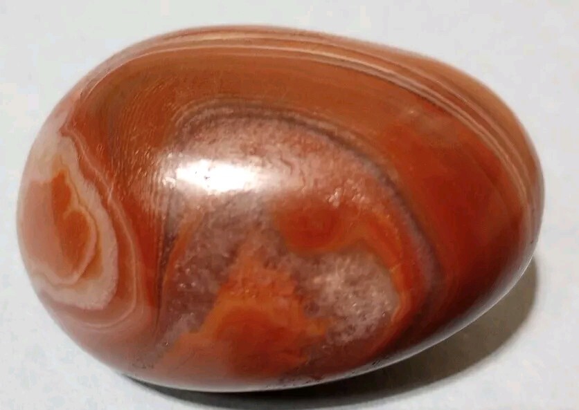 4.5oz Lake Superior Agate, Hand Carved and Polished *Top Quality*