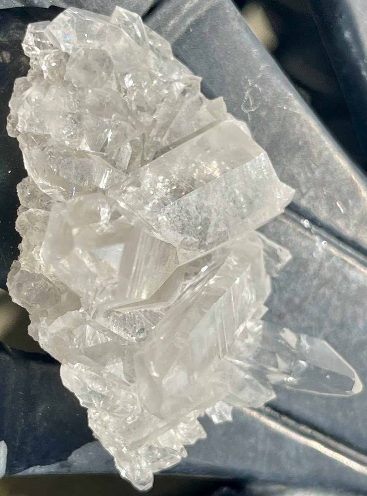 Quartz Crystals 34.32 Grams 2.0” Long, 1.5” Wide and 1.2” Tall From Afghanistan