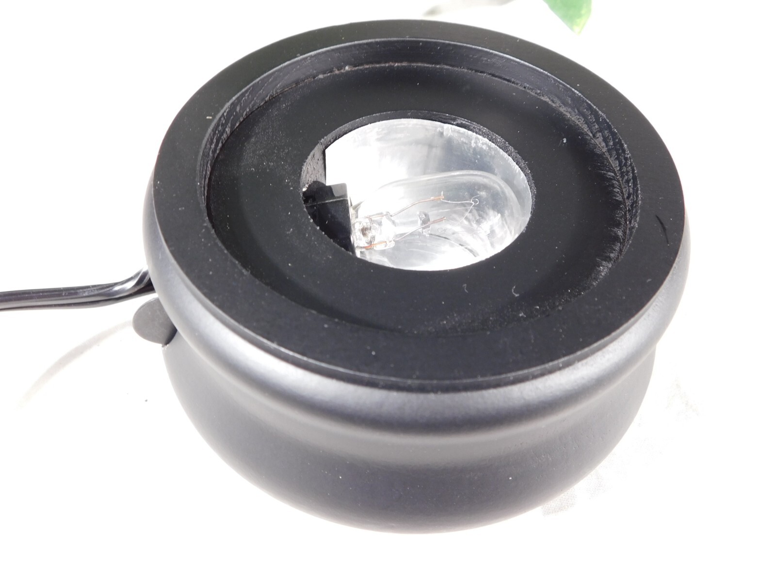 LIGHTED Display Stand Round Shape Black Color