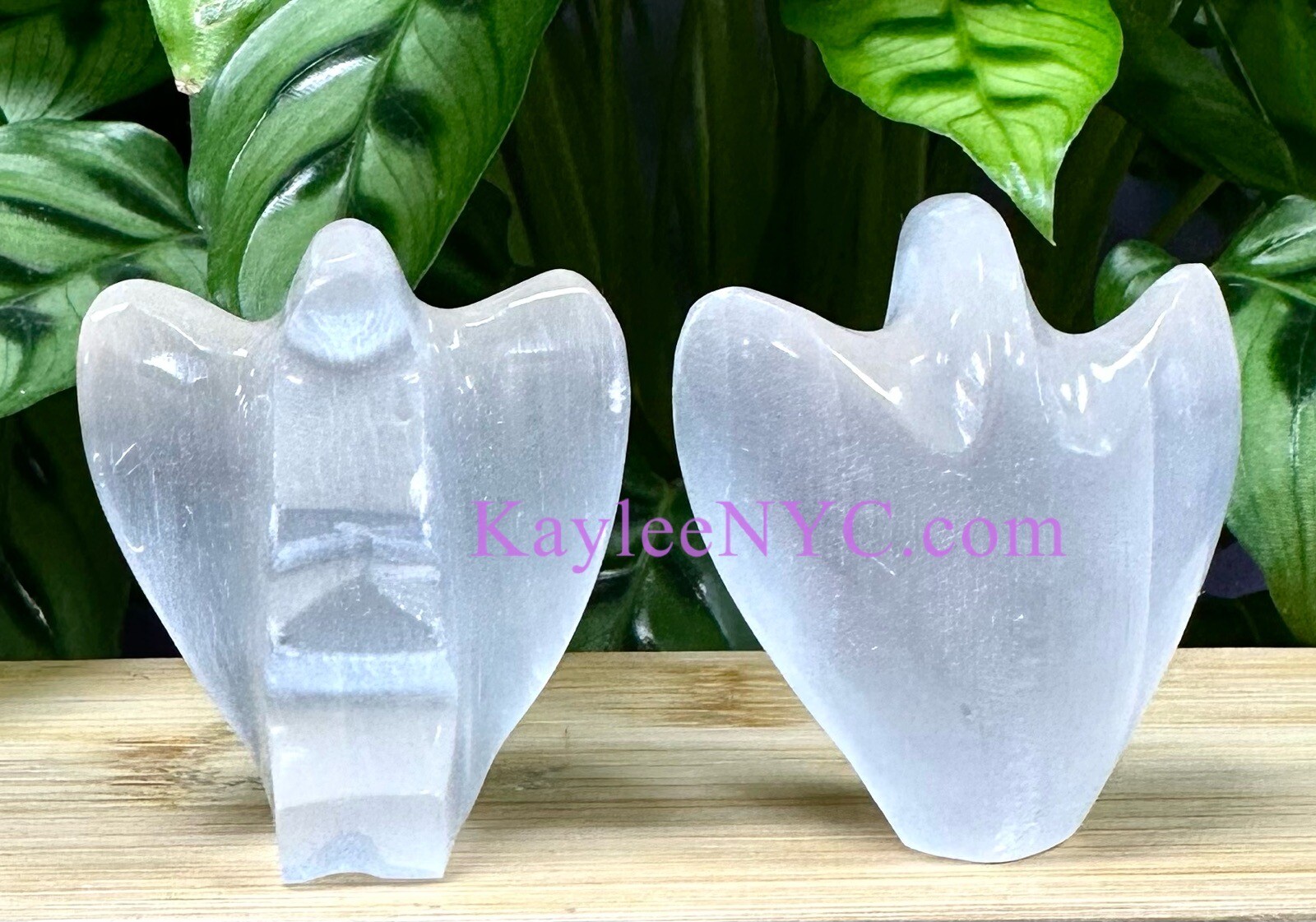 Wholesale Lot 12PCs Natural Selenite Aka Satin Spar Angel Crystal ~6cm