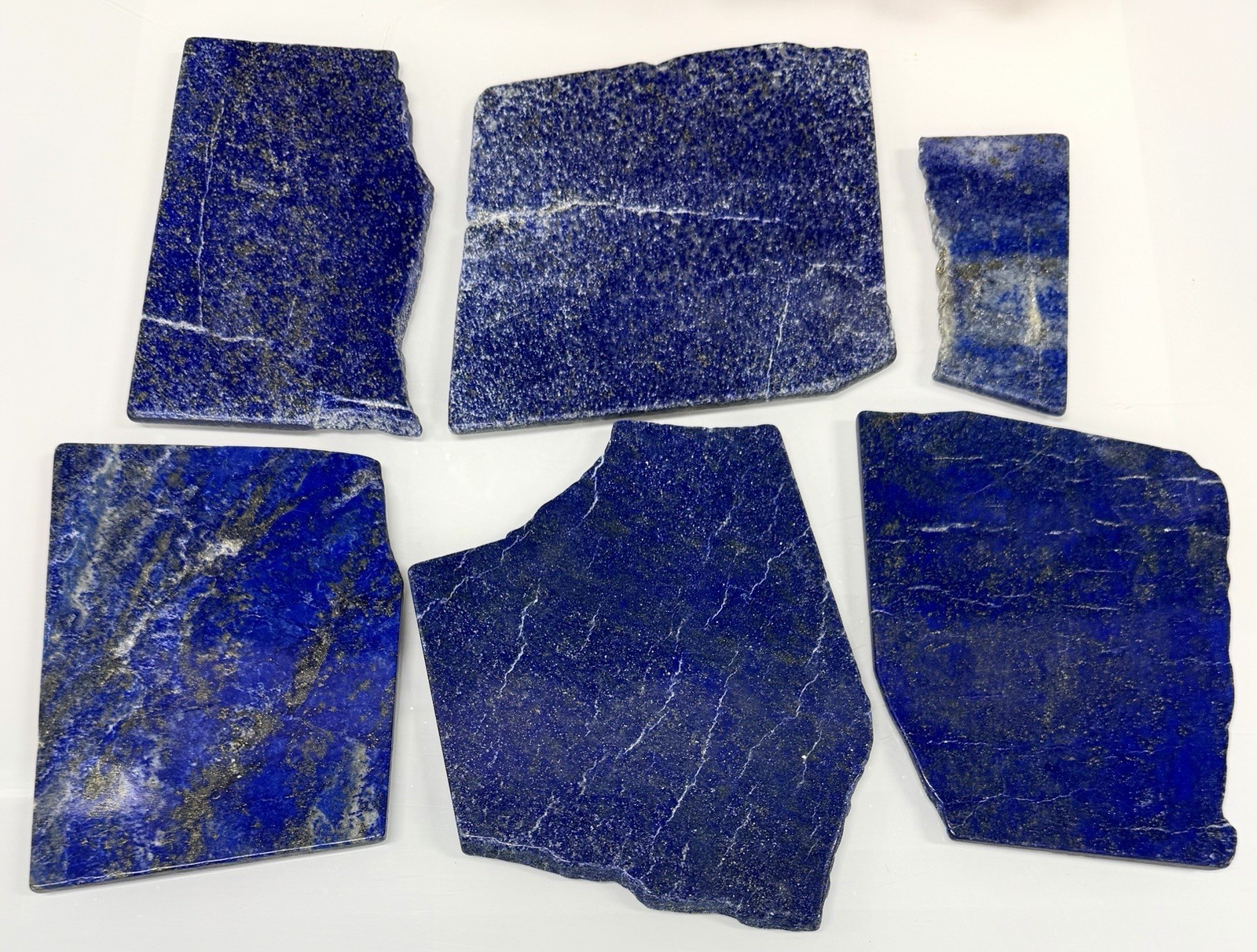 Wholesale Lot 2 Lbs Natural Lapis Lazuli Polished Slab Crystal