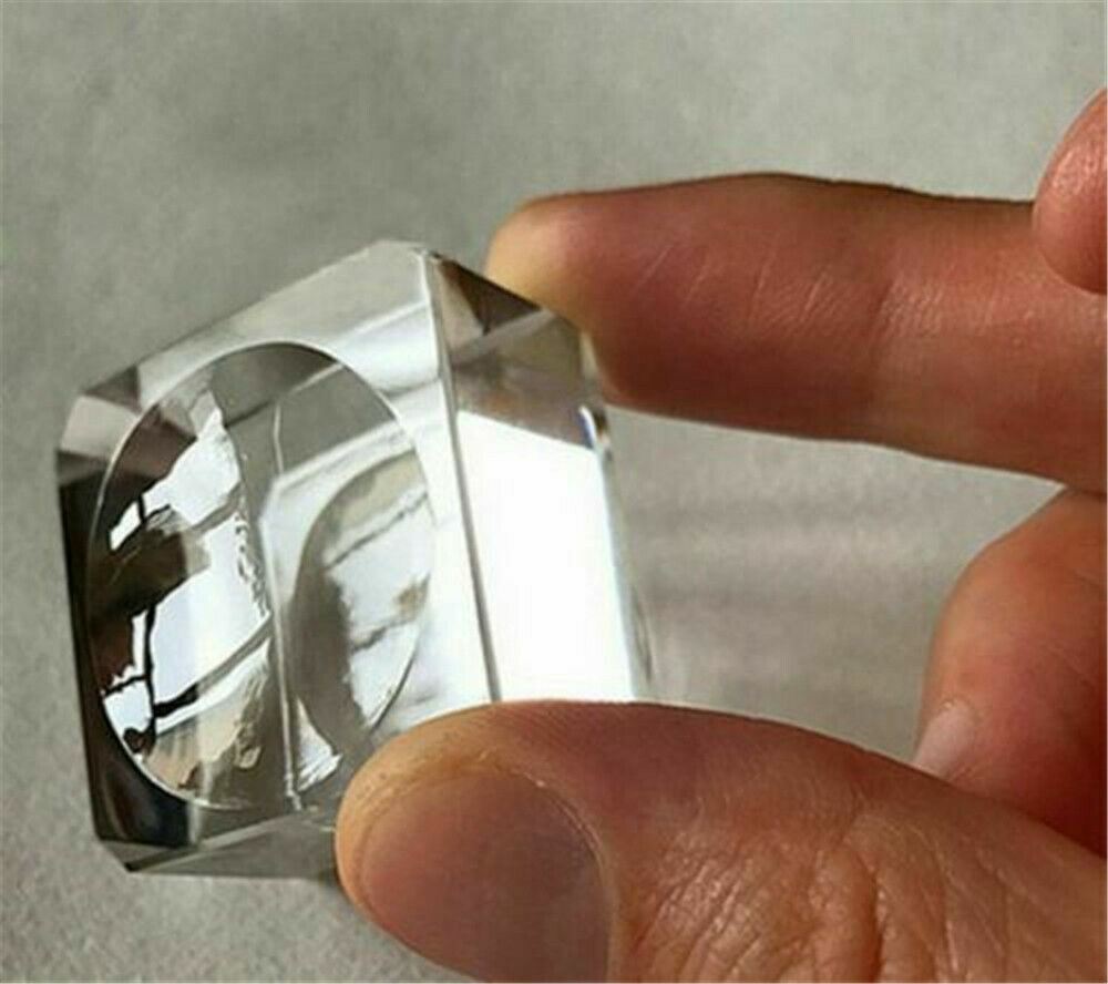 60/80mm K9 Clear Photography Crystal Ball Sphere Decoration Lens Photo + Stand