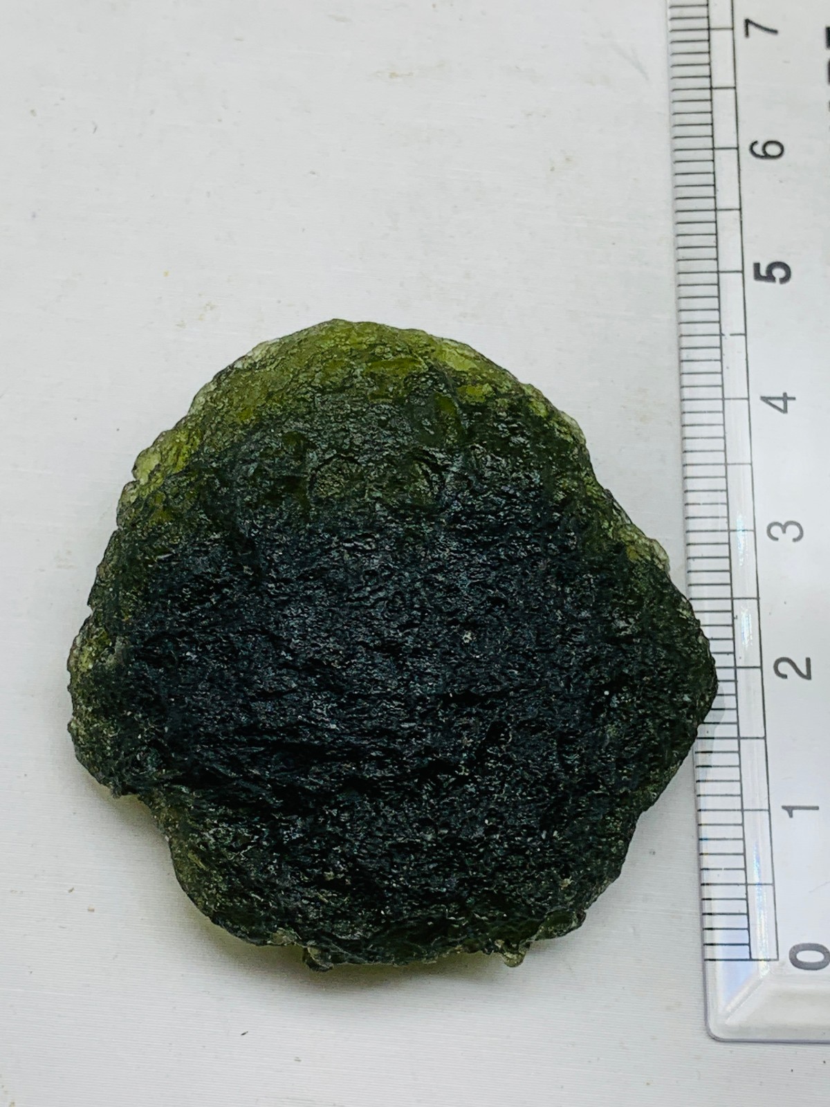 TOP Moldavite Raw Moldavite Crystal from Czech Republic PICcertificate 118CT