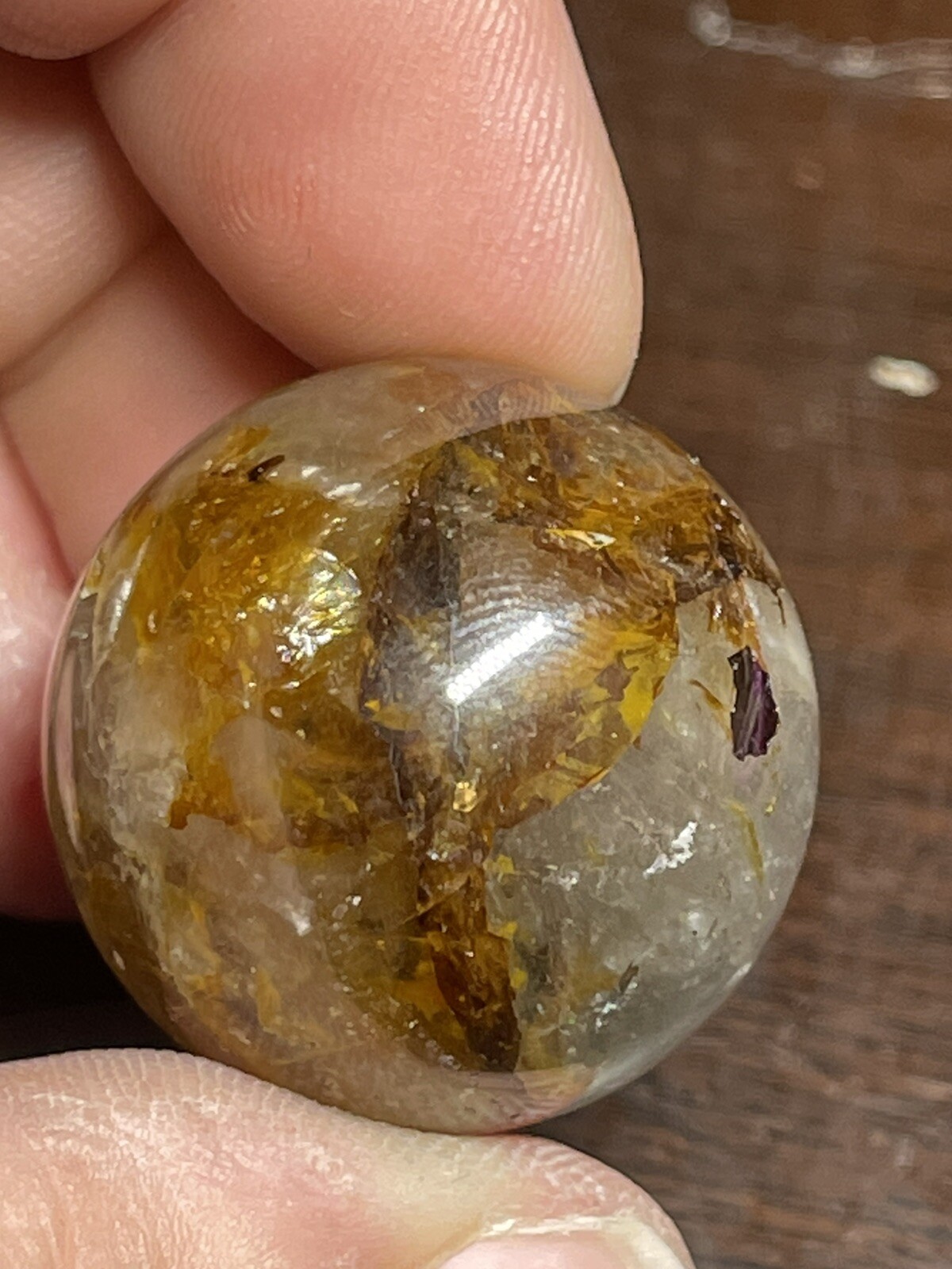 Golden Healer Mini Sphere Ball Orb Marble 26.5mm 23g