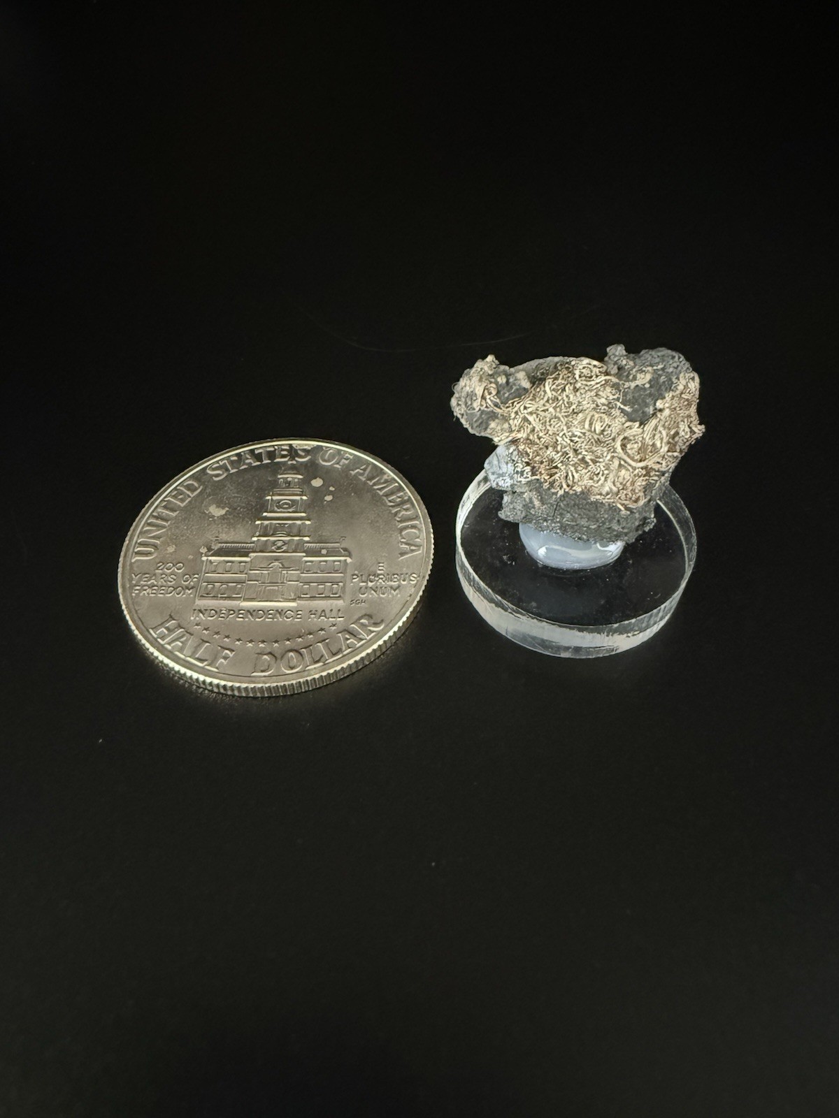 Native Wire Silver Specimen from Hongda Mine, China