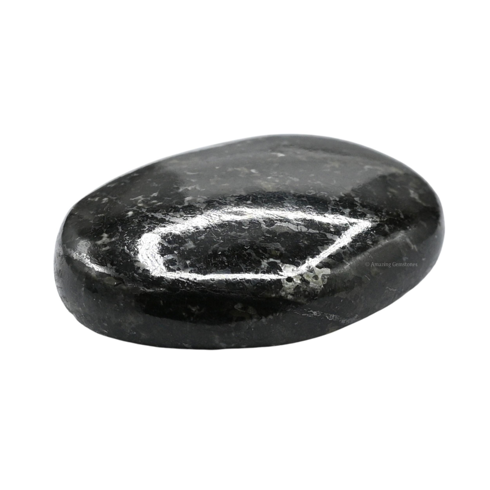 Nuummite Crystal Palm Stone