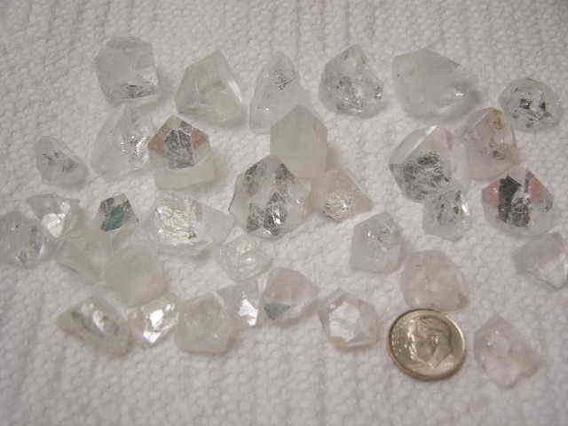 Apophyllite crystals terminated all natural rare India 4 crystals per buyer