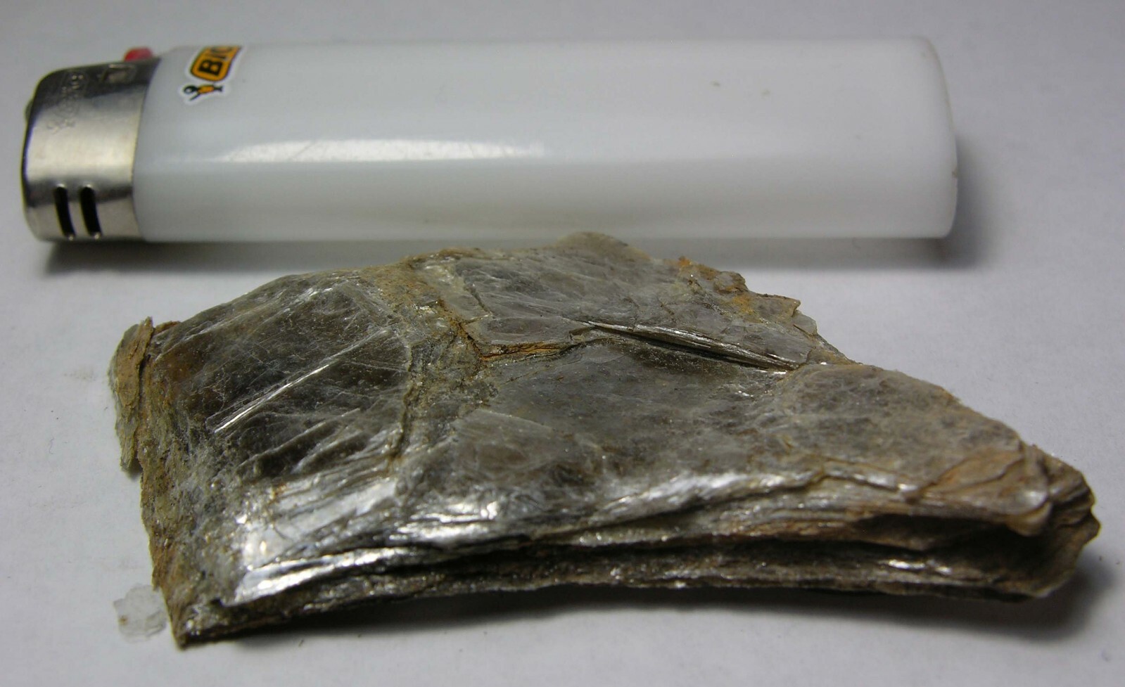 #7 Coastville Pa USA 2 15/16 in. 100% Natural Raw Silver Mica Specimen 75.00mm