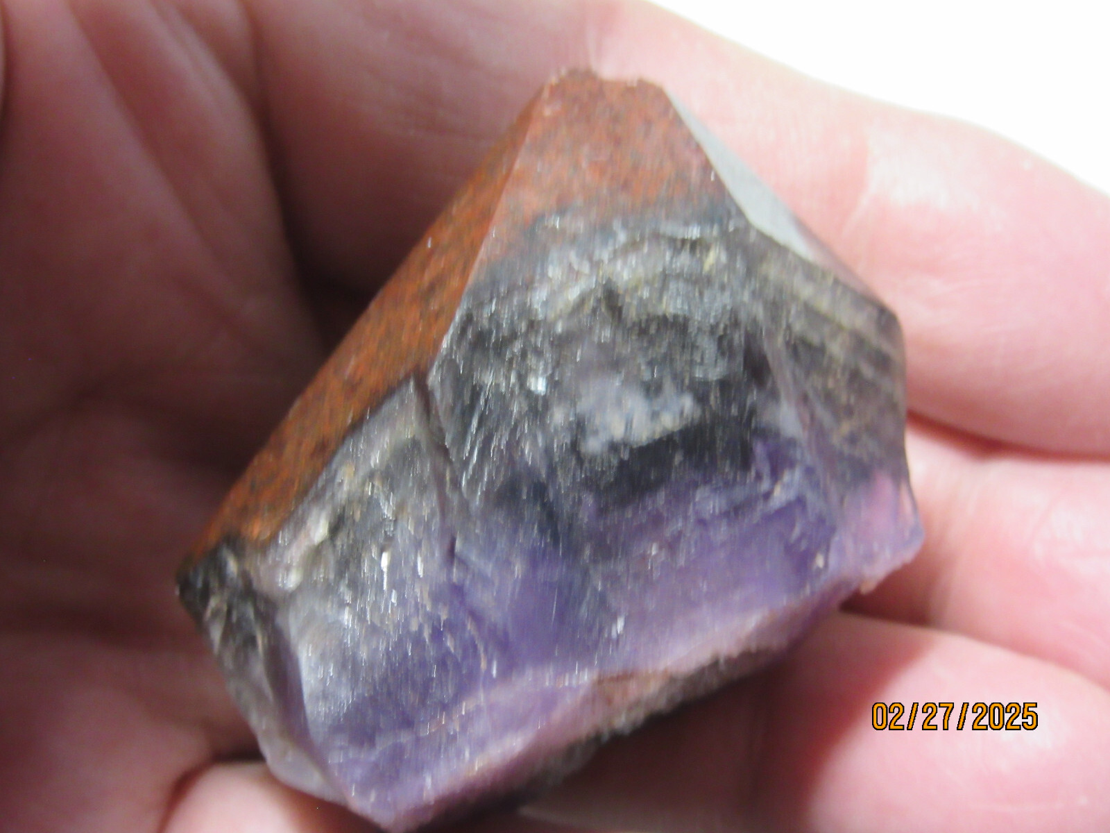 Deep Red/Purple Auralite-23 Amethyst 1 5/8″ Point Collectible DRPADP-5s