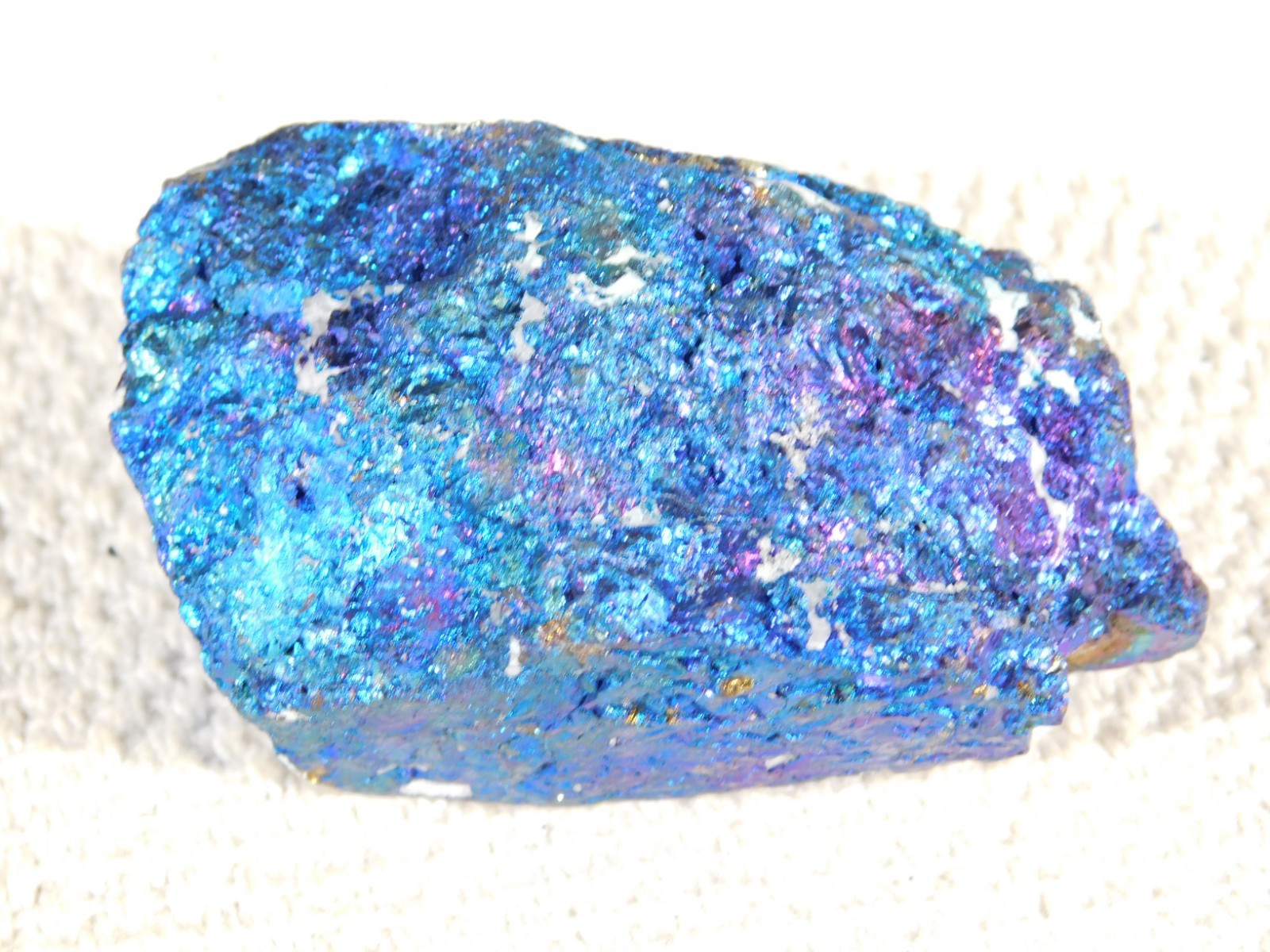 Bright IRIDESCENT Peacock Copper Chalcopyrite or Peacock Ore Mexico 173gr