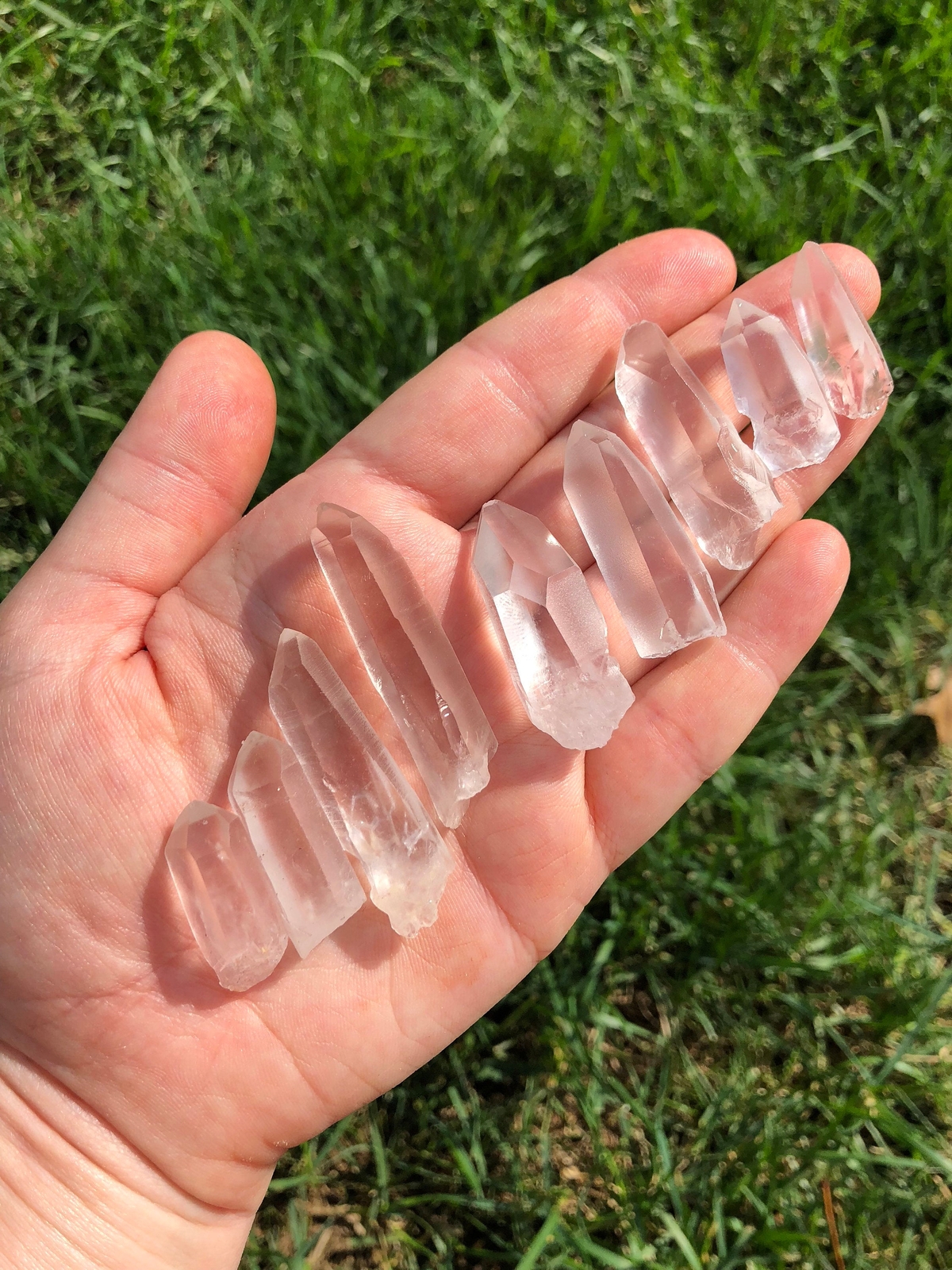 Raw Lemurian Quartz Crystal Point – Natural, Natural Lemurian Quartz from Brazil