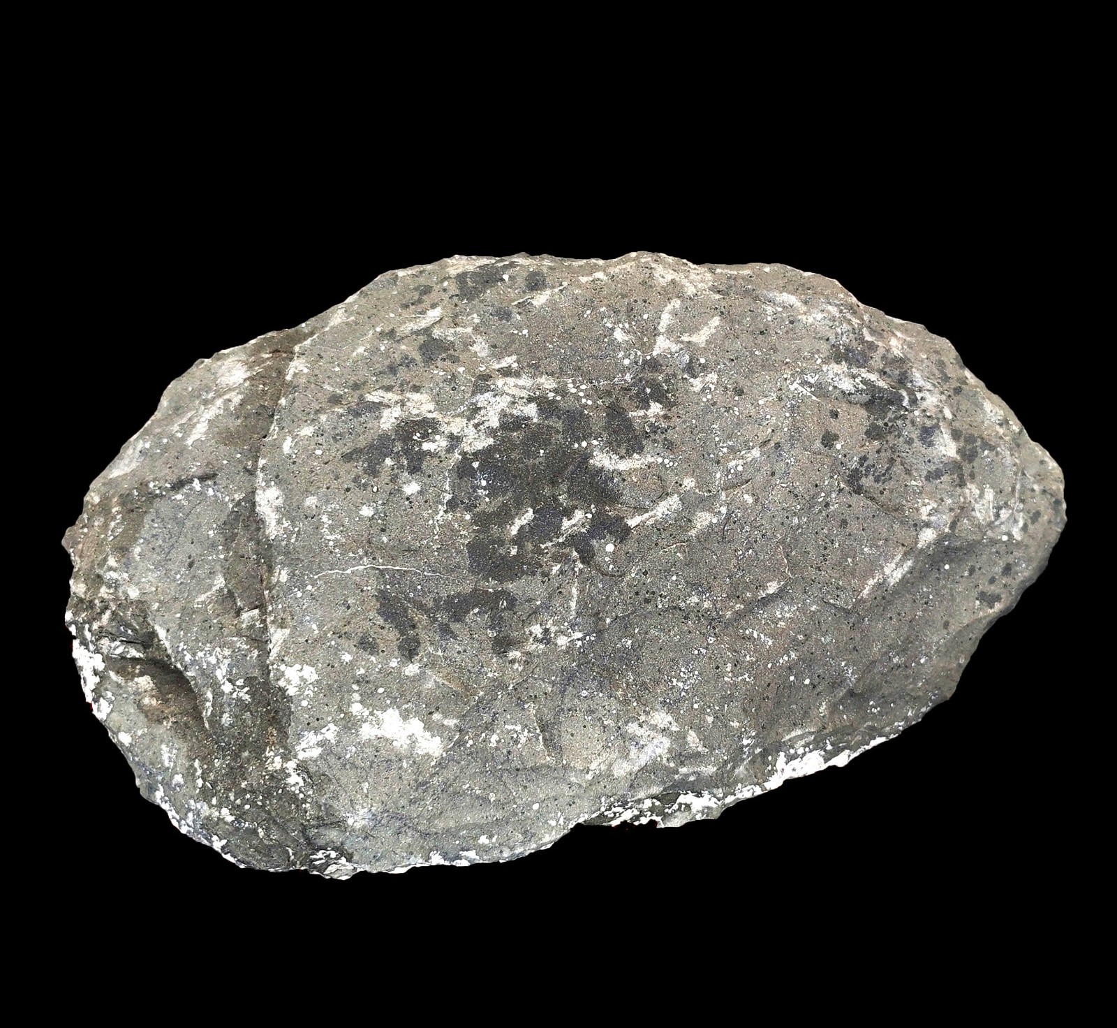 Big Natural Okenite Balls with Gyrolite on Prehnite Minerals in Geode #23