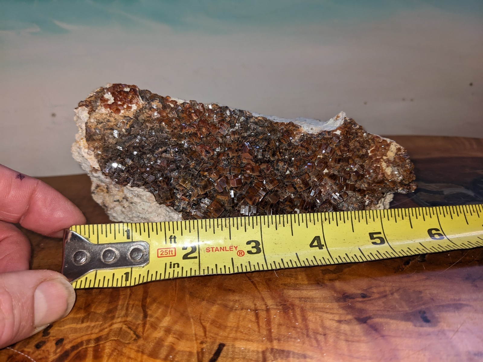 Large Vanadinite 2lb 5oz Deep Cherry Red Displays Well Morocco