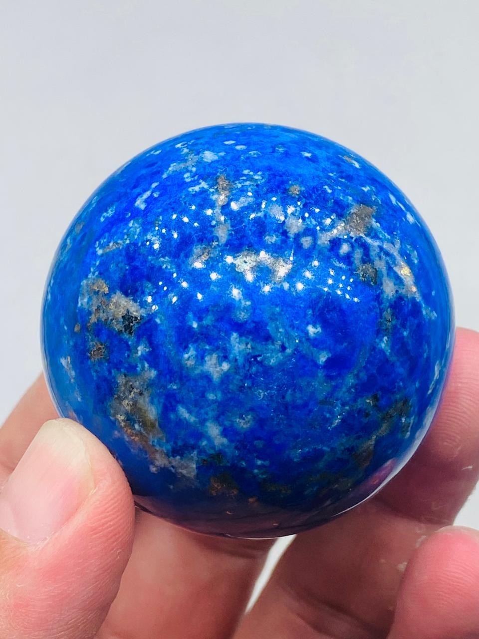 Lapis Lazuli Sphere Royal Blue Healing Crystal Premium Quality Gemstone