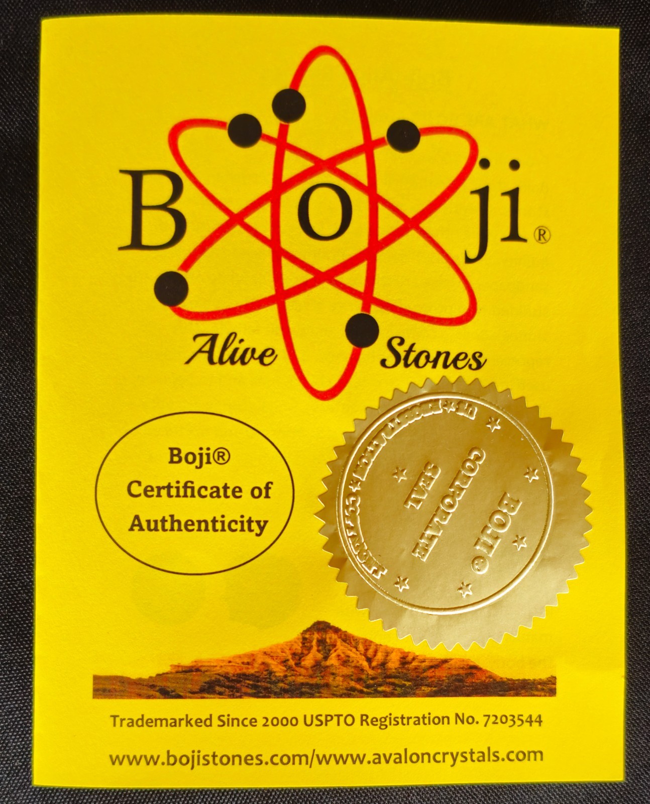 Set of Authentic Boji® Stones Dime or 1/2 inch to 3/4 inch size