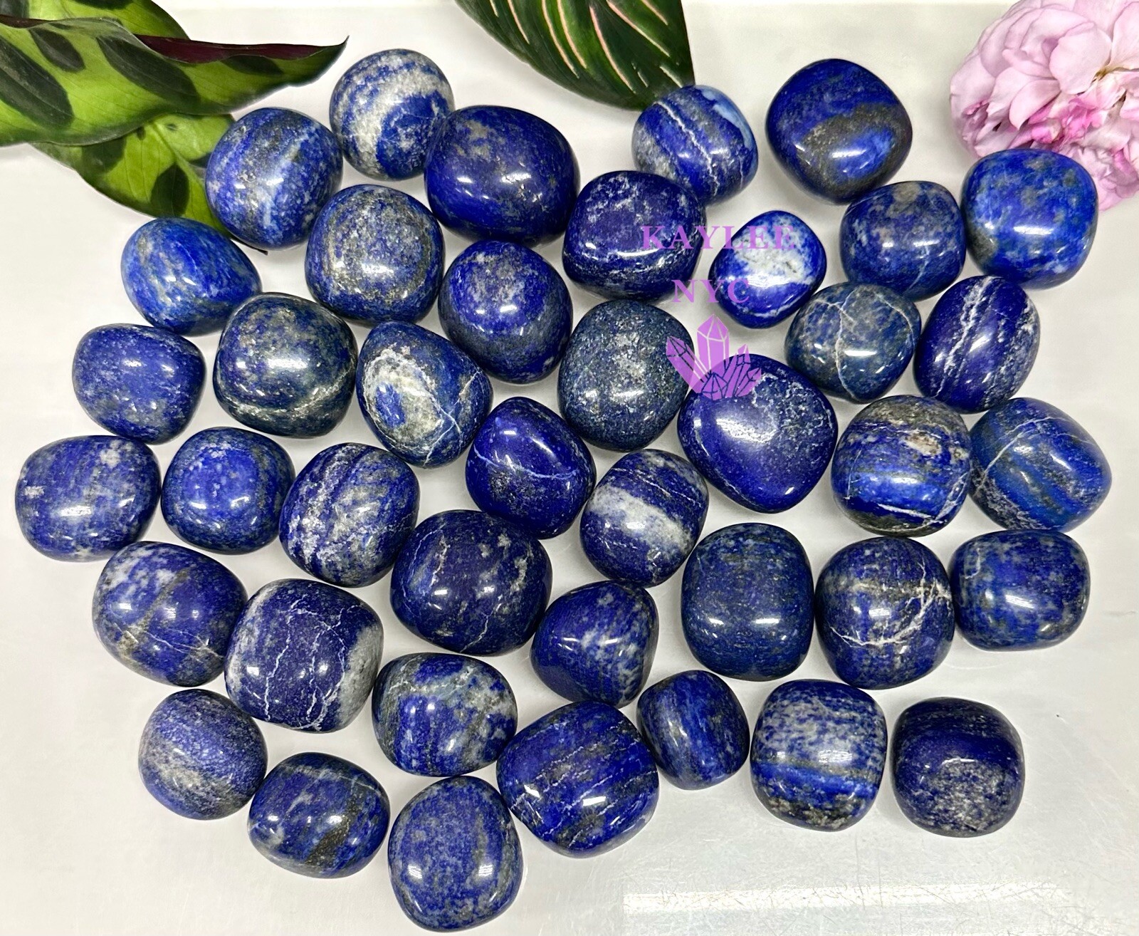 Wholesale Lot 2 Lbs Natural Lapis Lazuli Tumble Healing Energy Nice Quality