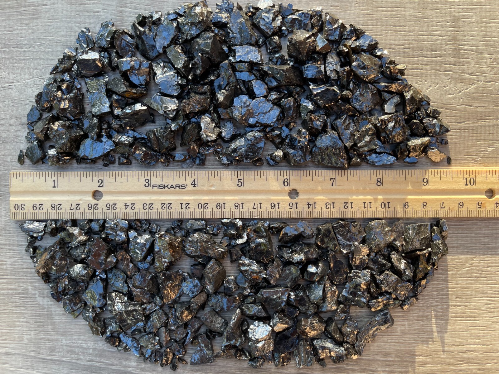 Grade A++ Small Elite Noble Shungite Stone, 0.2-1″ Raw Shungite, Bulk Lot