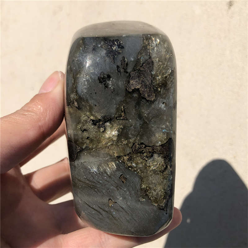 820g Natural Labradorite Quartz Crystal Spectrolite Mineral Reiki healing