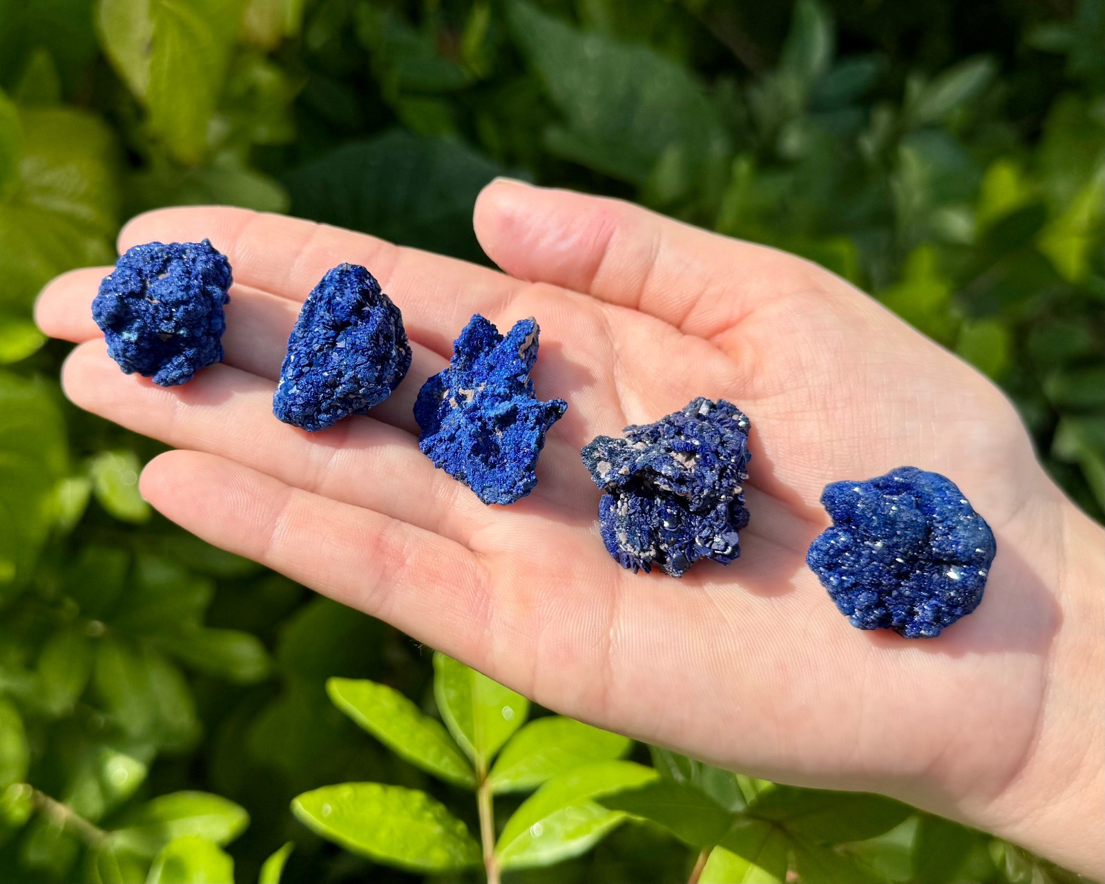 Vibrant Blue Azurite Crystal Clusters – ‘AAA’ Grade Natural Raw Azurite Minerals