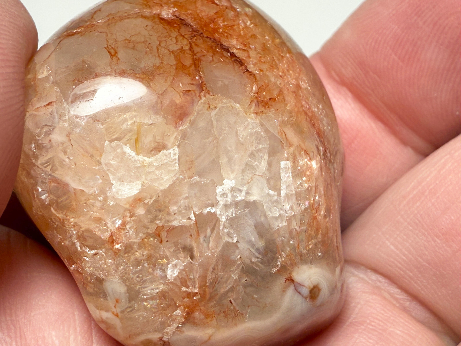 2.0 oz Michigan Minnesota Lake Superior Agate LSA #18 EYES BANDS (polished