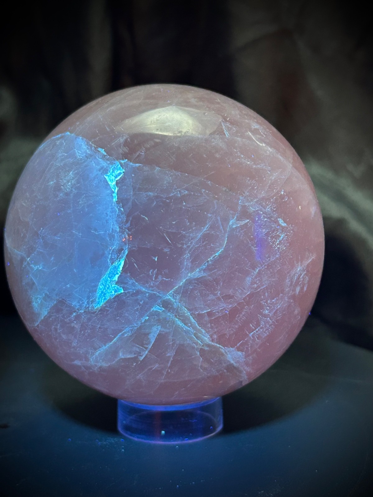 Perfectly Imperfect SALE! Blue Rose and Rose Quartz Spheres (See Details)