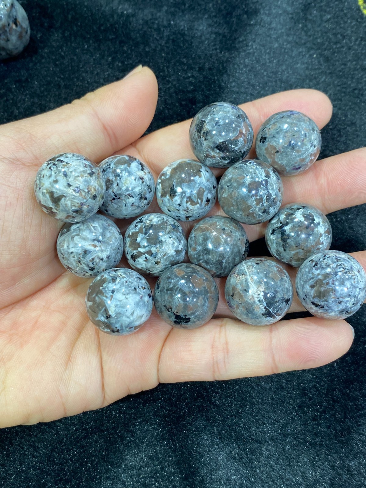 5pc Natural Yooperlite Sphere Quartz Crystal Carved ball reiki healing gift 20mm