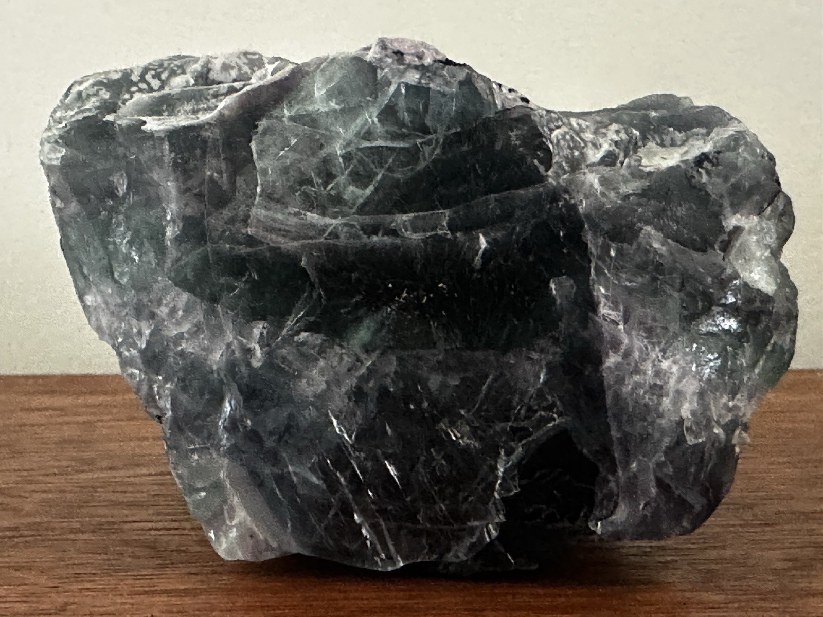 Green Fluorite Crystal 748 Grams 3x3x2.5 Approx