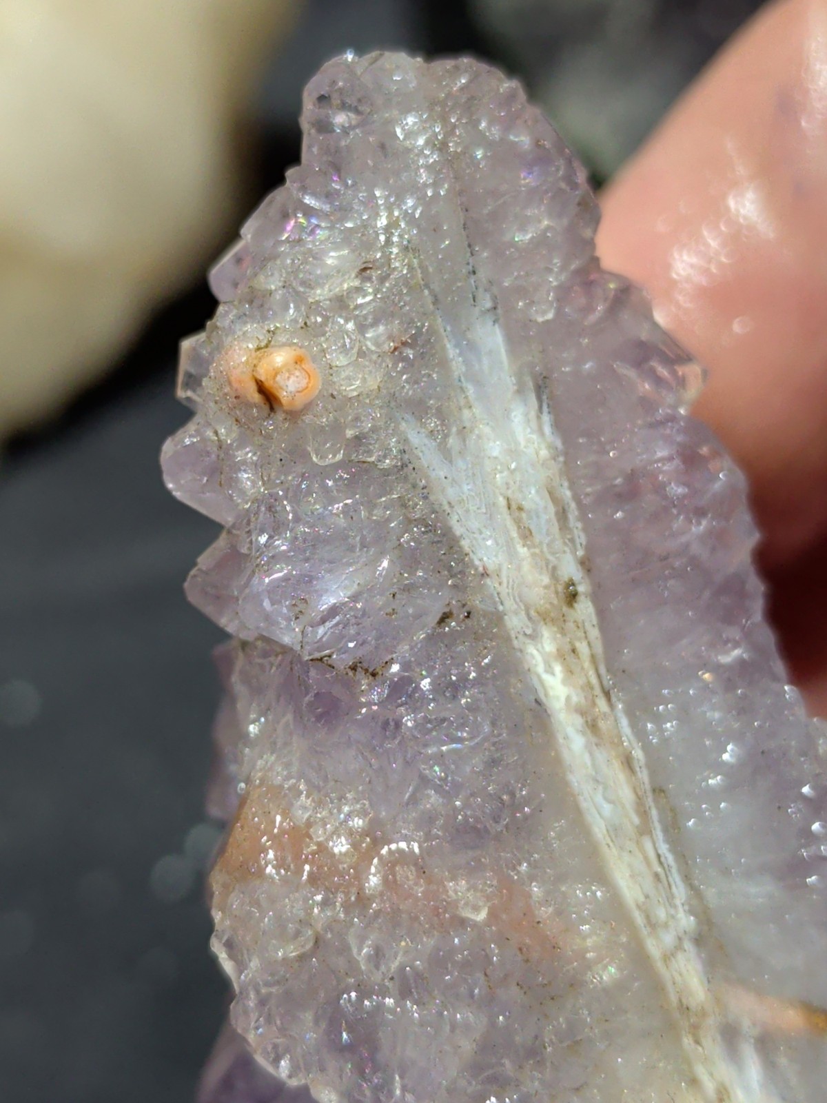 Amethyst Lavender w/ Flower Like Formations Crystal Specimen (3.7oz)