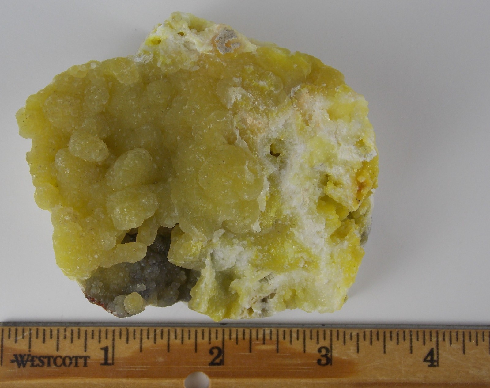 LEMON YELLOW SMITHSONITE – 8.3 cm – MONTE CRISTO MINE, RUSH, ARKANSAS 29218