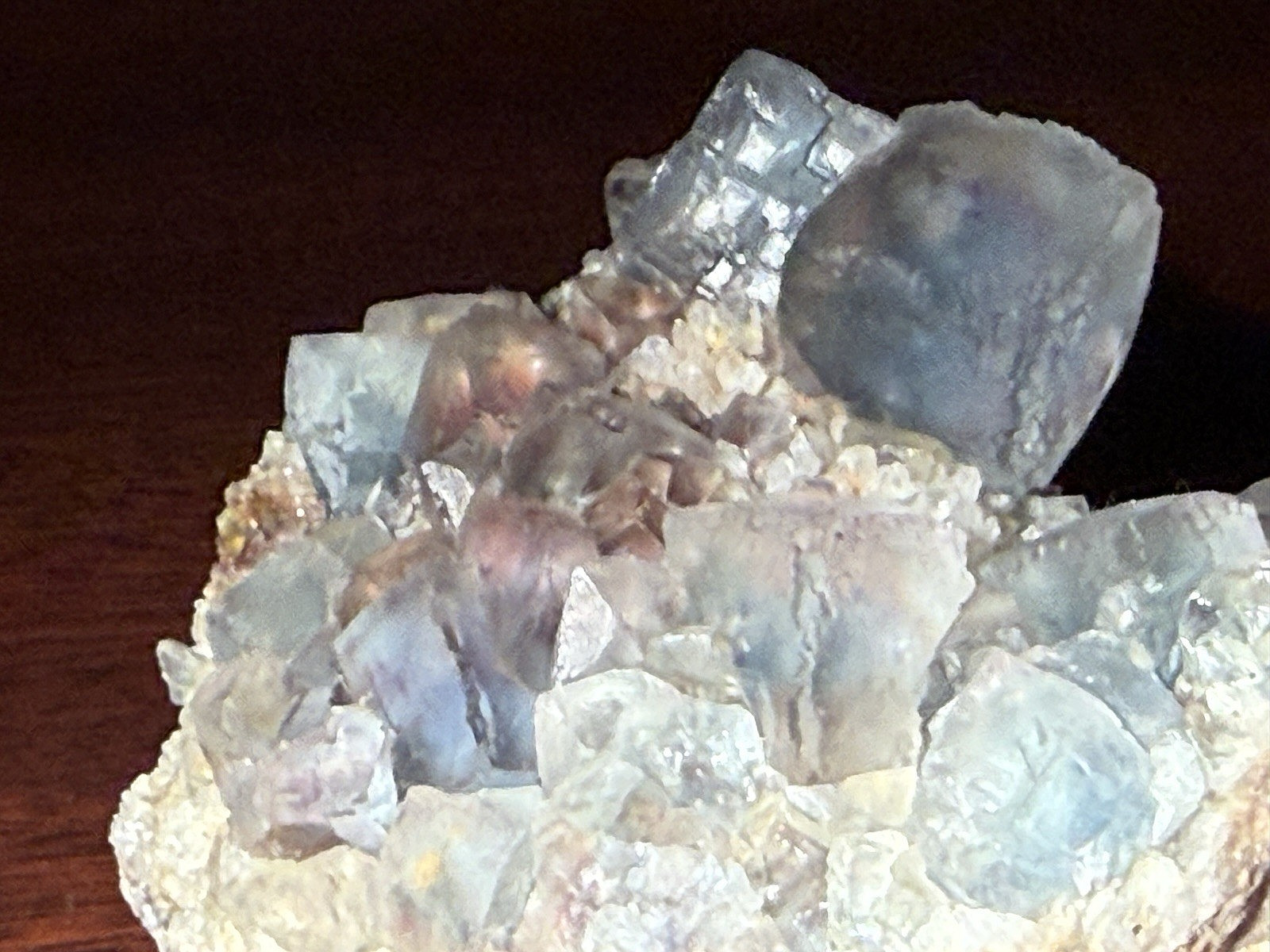 Blue terahexahedral FLUORITE – Hickey No. 1 Mine, Socorro County, New Mexico
