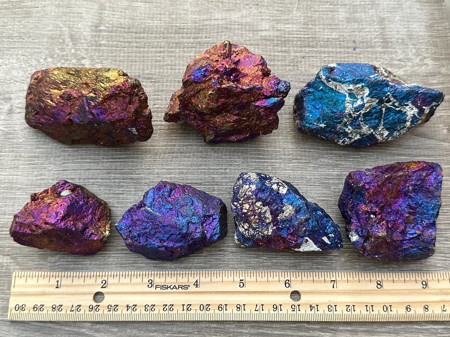 Large Raw Chalcopyrite 2-2.5″, Rough Peacock Ore Stone, Chalcopyrite Peacock Ore