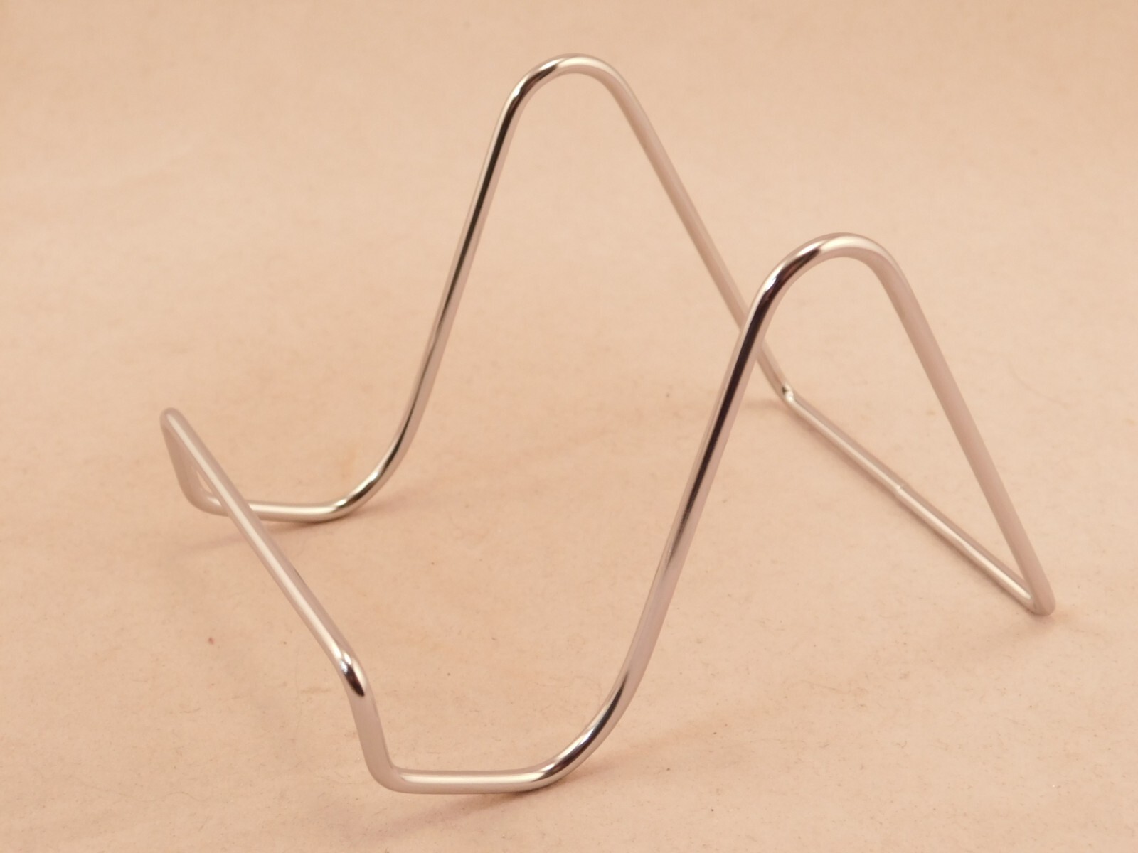 Easel Display Stand Metal Small Size Chrome / Silver