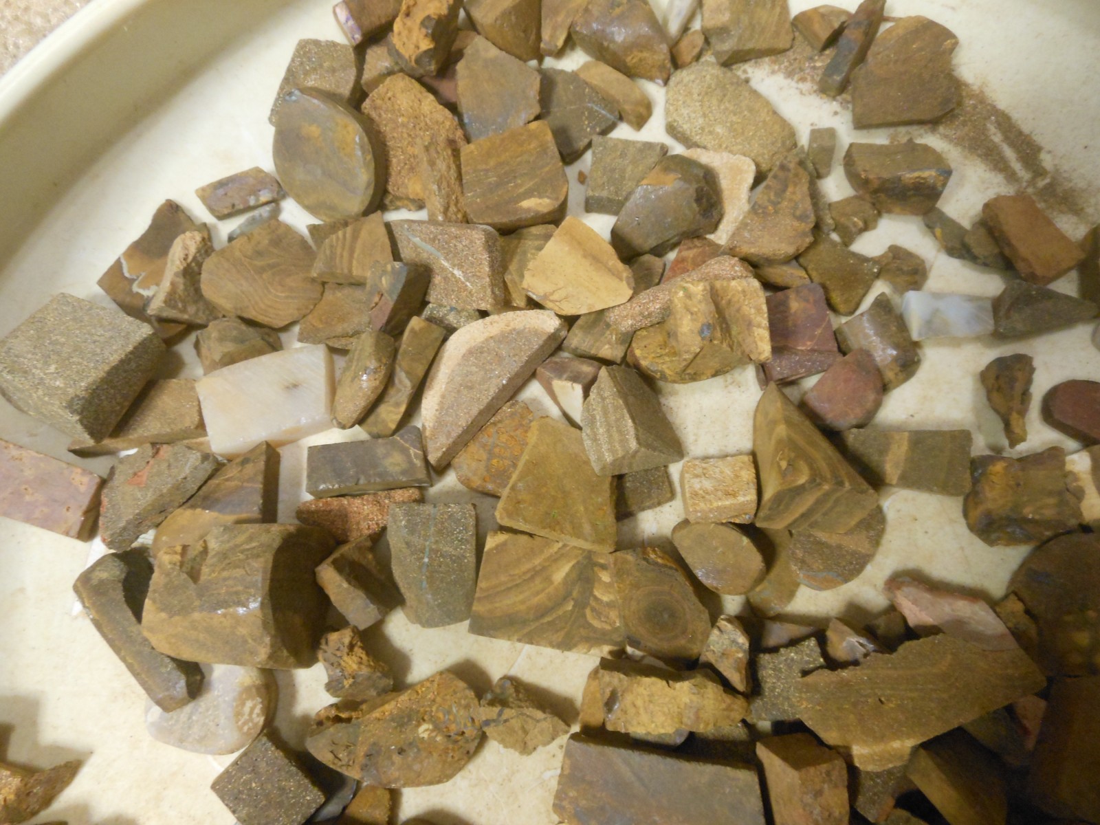 Australian Boulder Opal Rough Rubs 1.2lb Low Grade, Ships Today! USPS Priority