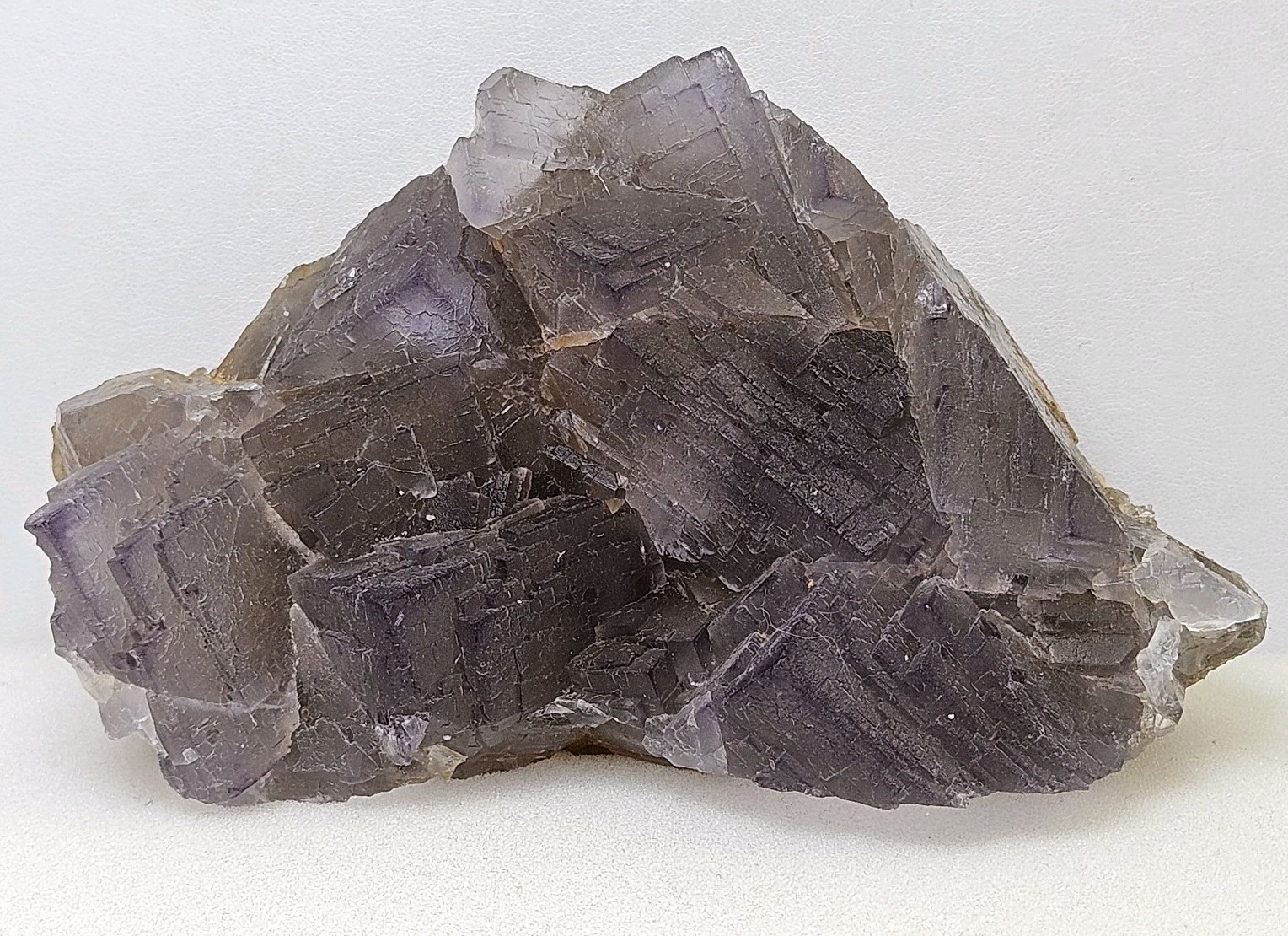 Huge Natural Purpleish Blue Cubic Fluorite Specimen 815G Phantoms U.S Seller