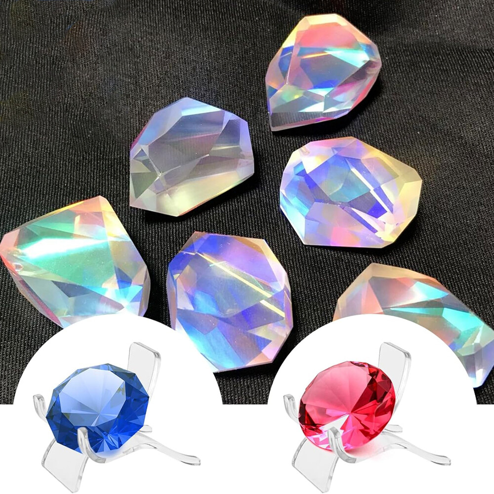 10-90PCS Acrylic Display Crystal Ball Base Stand Quartz Sphere Holder Decora Lot