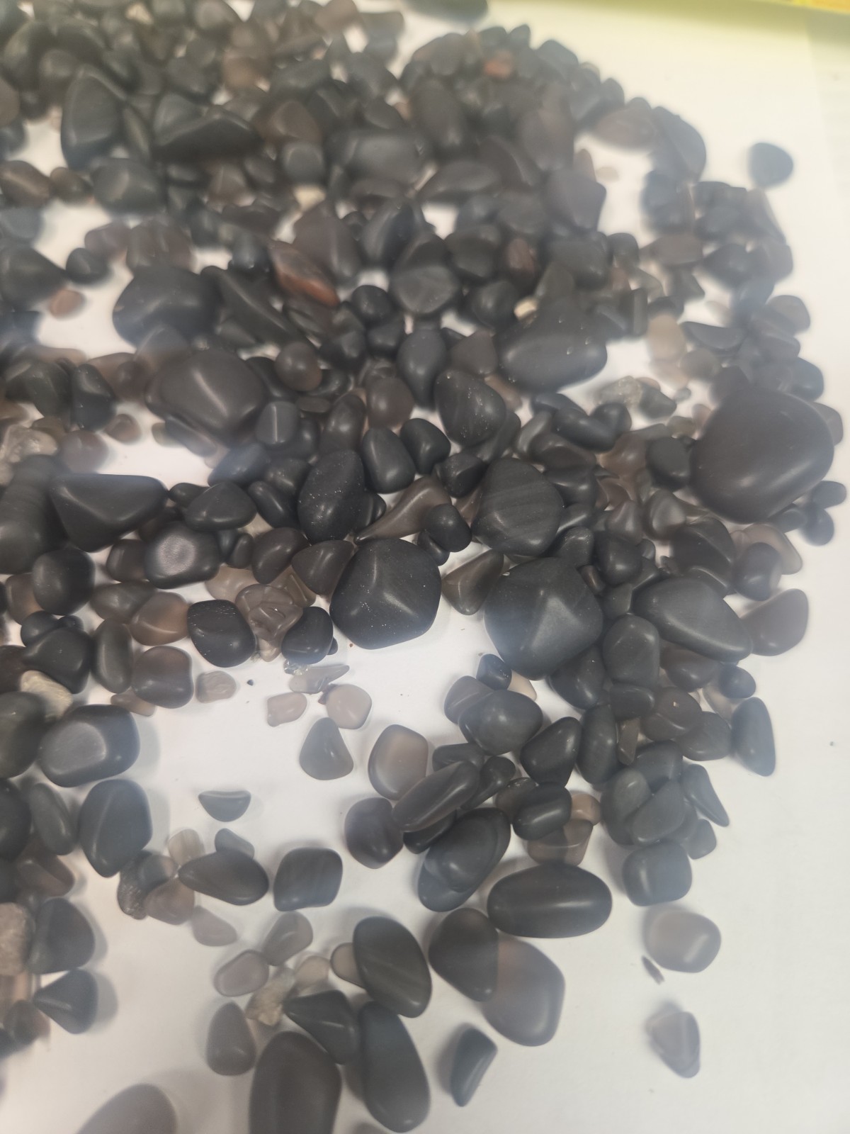 Obsidian Apache Tears Rough Stone Crystals Gems For Jewelry Healing Tumbling.
