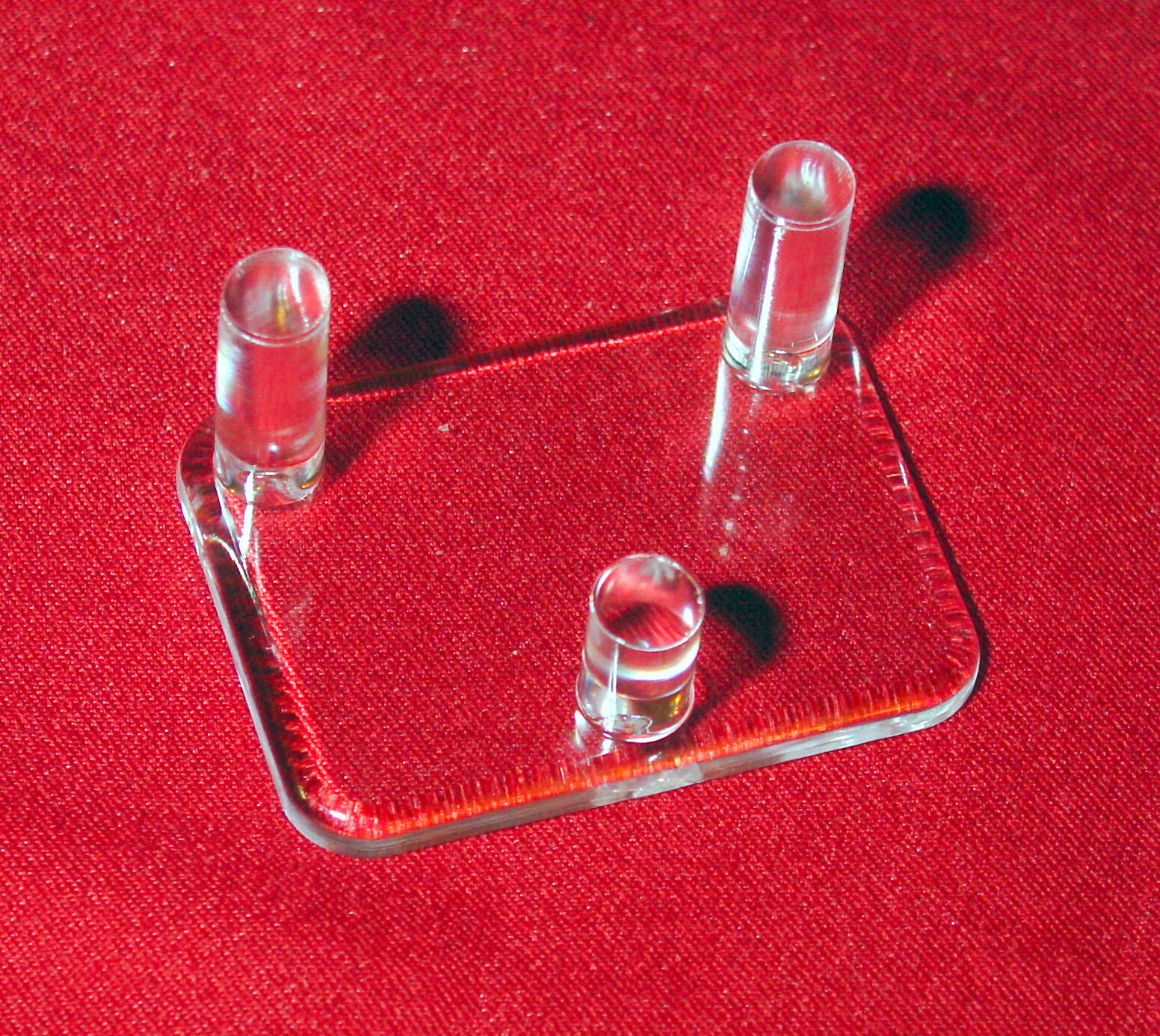 *3 Medium 2-1/2″ Three (3) Peg Display Stand For Spheres, Marbles, Eggs