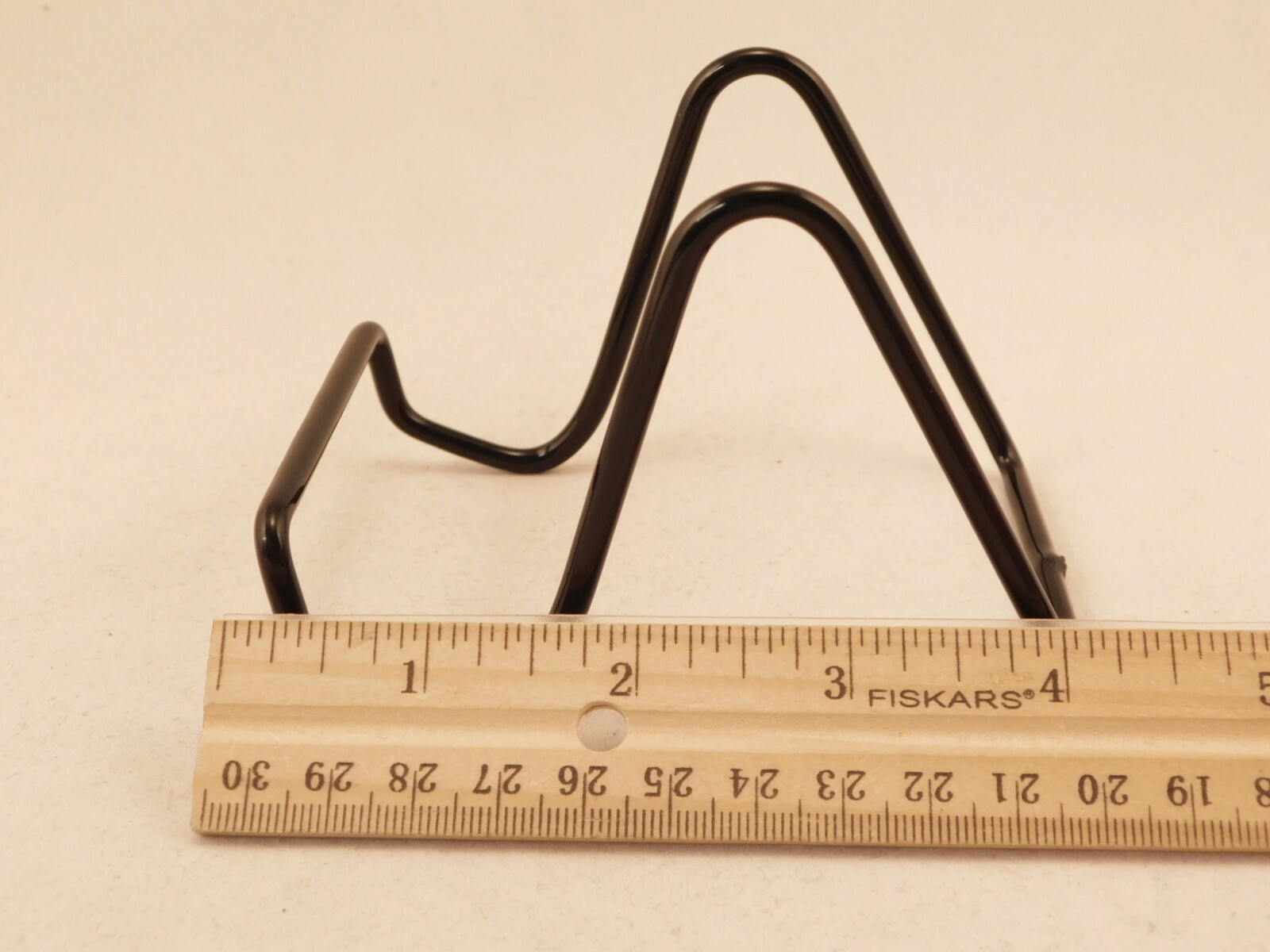 Easel Display Stand Metal Black Color Small Size Vinyl Coated