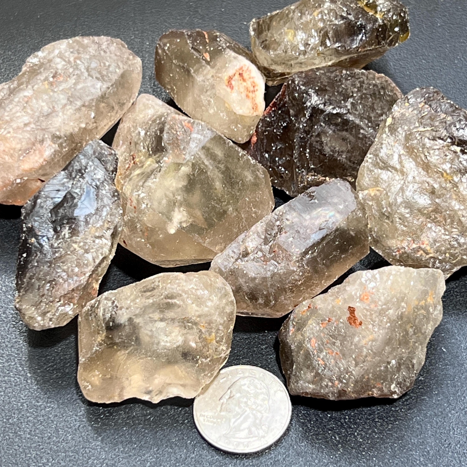 Smoky Quartz Crystal Rough (By The Piece Or Pound) Bulk Wholesale Lot Raw Supply
