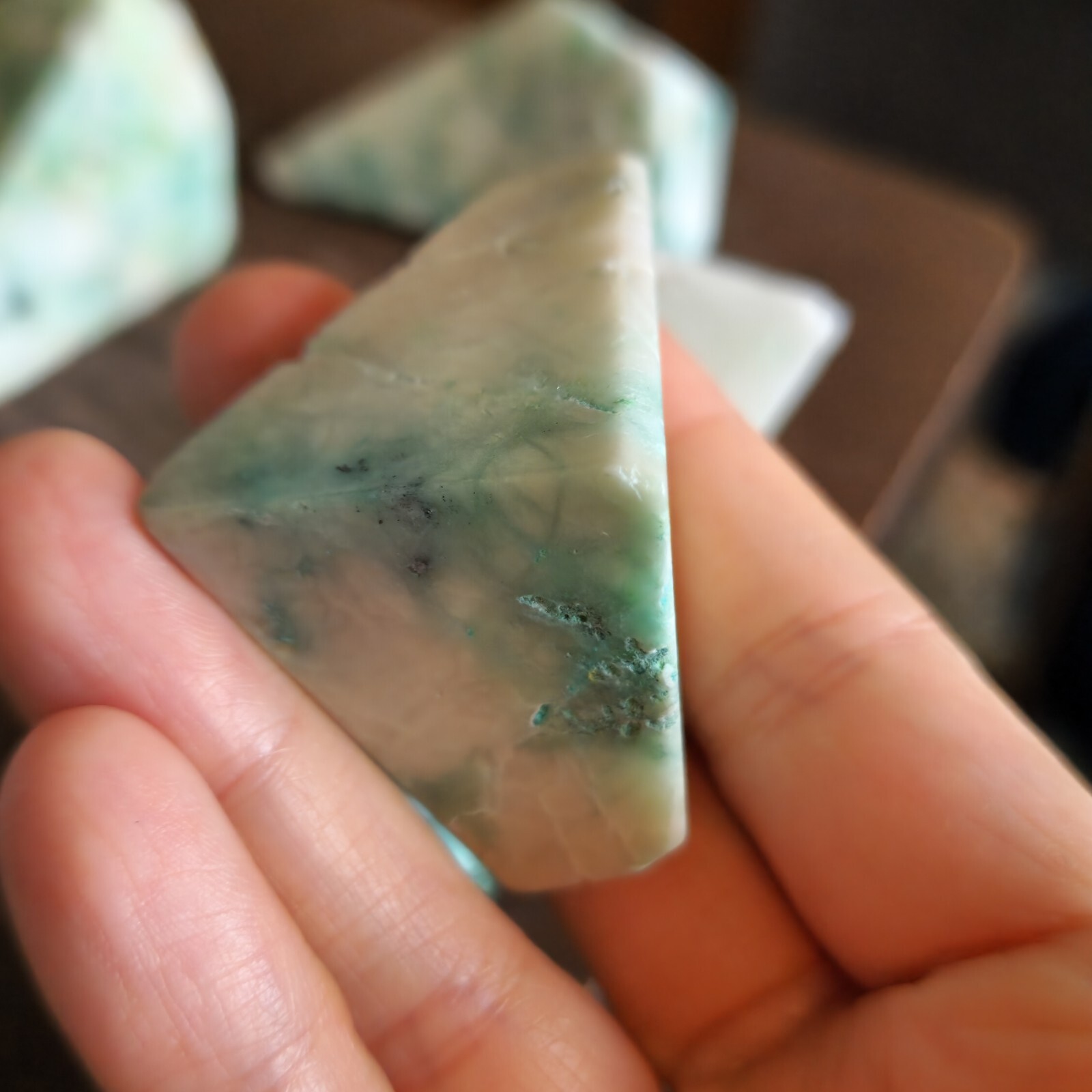 Lot Of 5 Phoenix Stone Freeform Pieces – 370g – USA