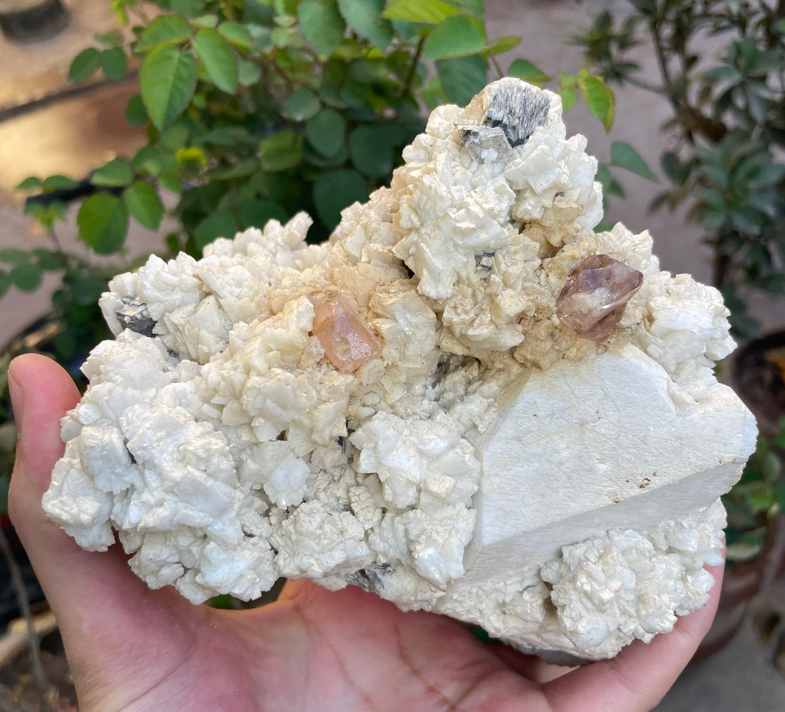 2.10 Kg Awesome Topaz Crystals Specimen With Quartz From Pakistan Mines