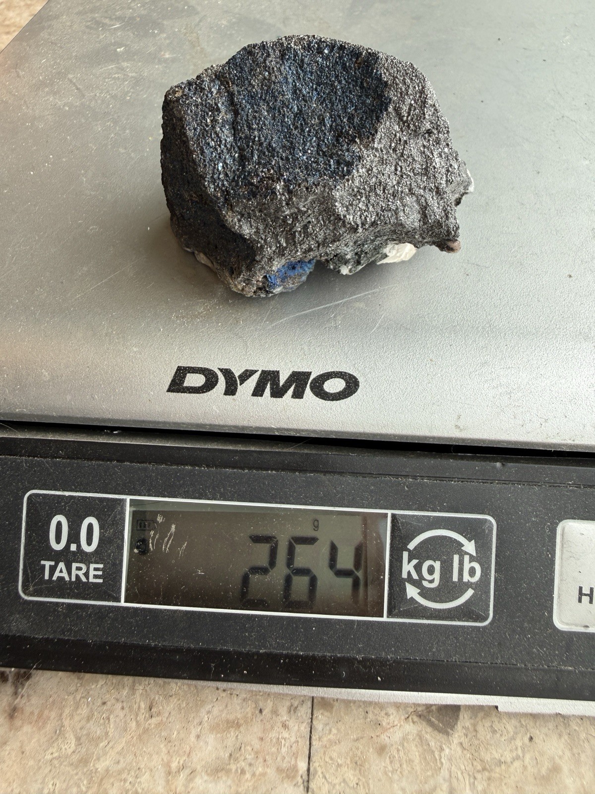 Iridescent Bornite Peacock Ore Mineral Specimen 264g Metallic Blue Rock Quartz
