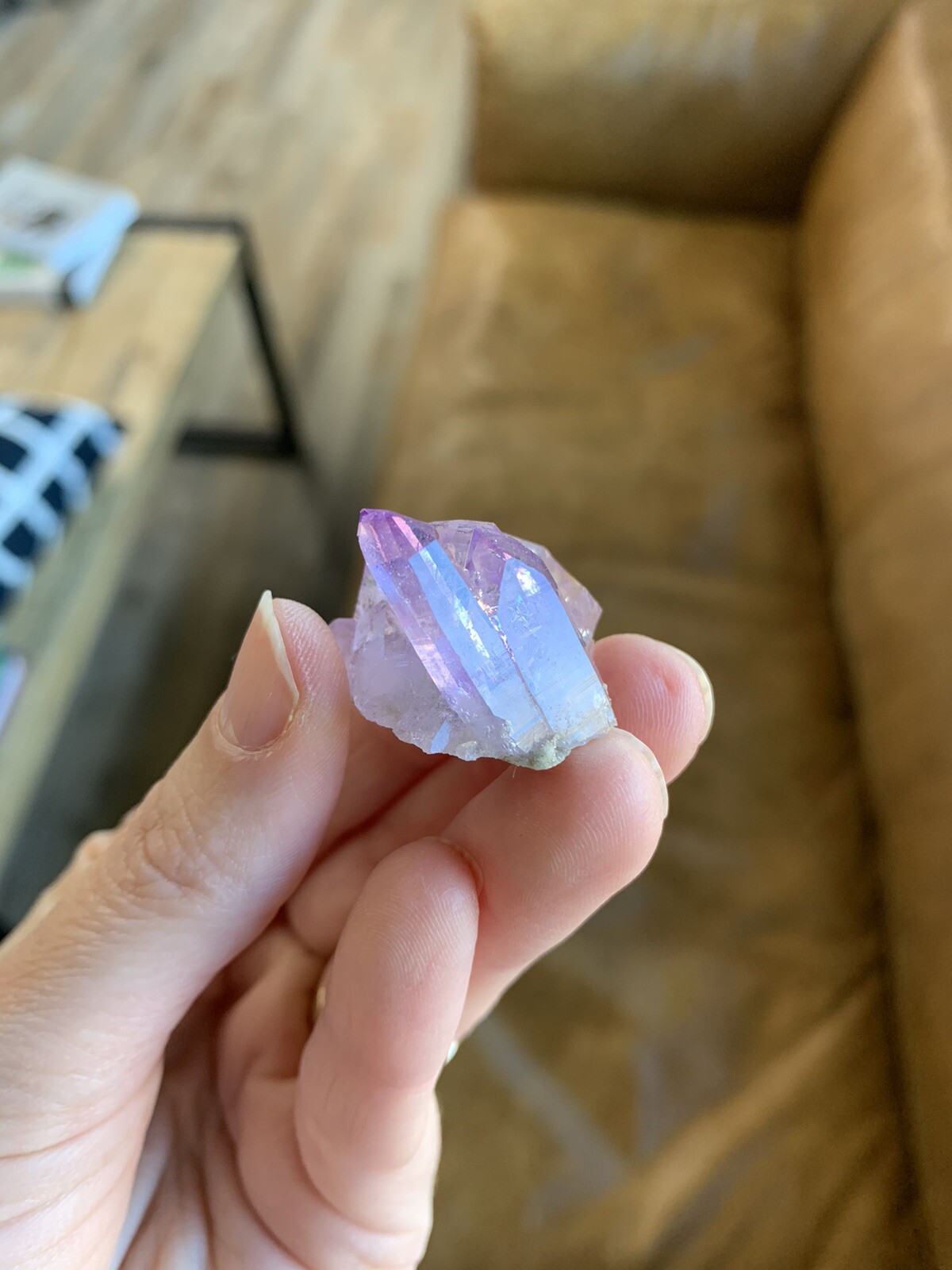 Vintage Collection Mini Purple Lilac Amethyst Crystal Cluster, Veracruz Mexico