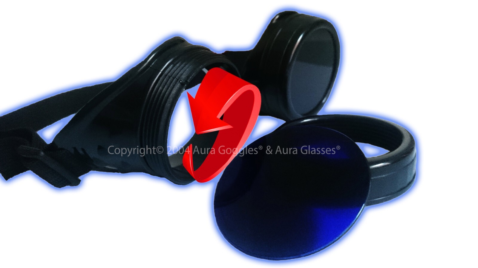 AURA GOGGLES dicyanin style ghosts reiki hunting wicca crystal healing evp emf