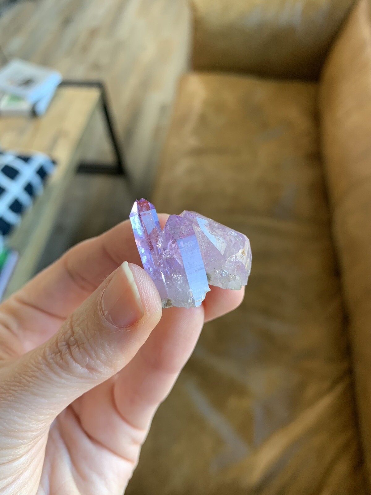 Vintage Collection Mini Purple Lilac Amethyst Crystal Cluster, Veracruz Mexico