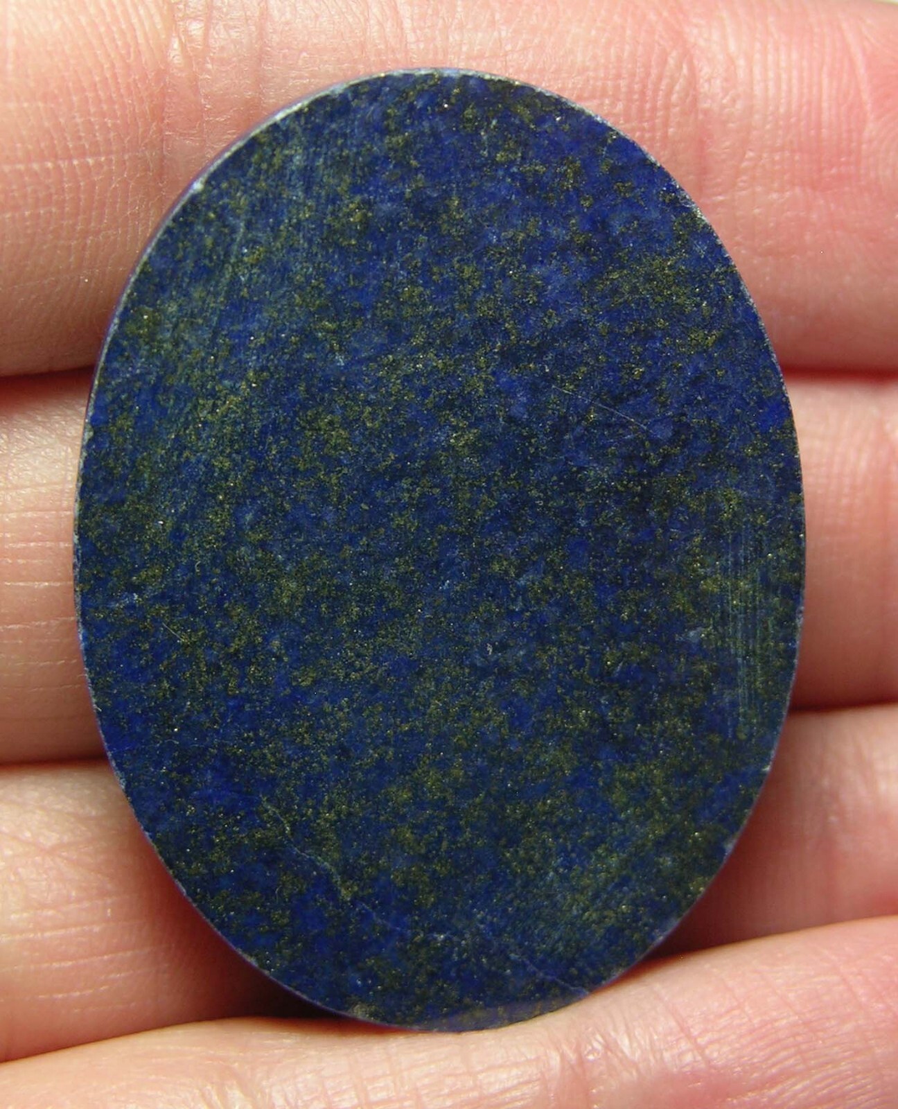 80.05ct Afghanistan 100% Natural Lapis Lazuli Cabochon Gemstone 16.00g 39mm