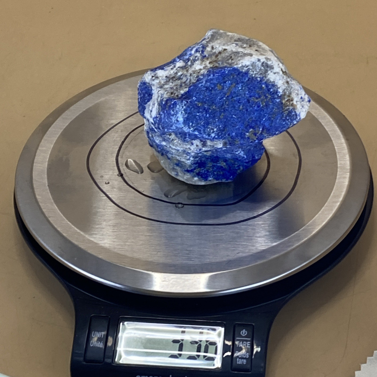 336 g Natural lapis lazuli Crystal gemstone Rough Mineral Specimen healing